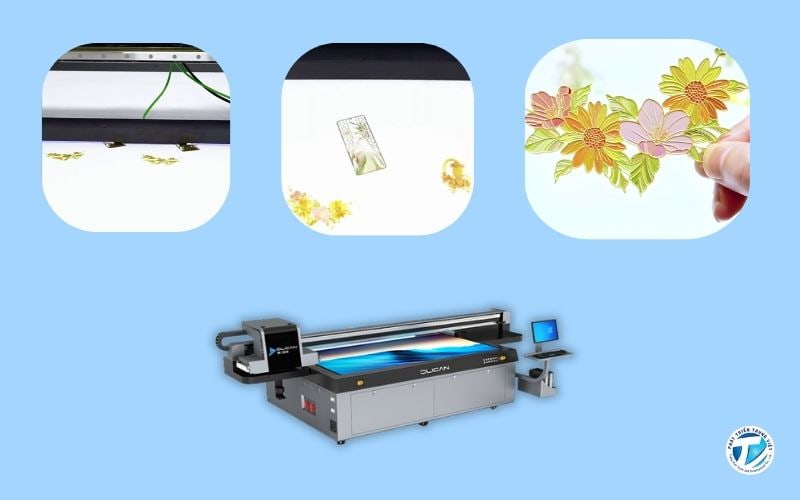 Máy in UV Dlican ứng dụng in 3D sắc nét 